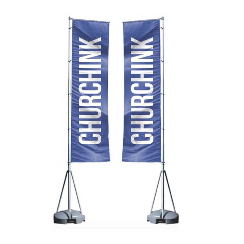 Telescopic Stand Flag Printing